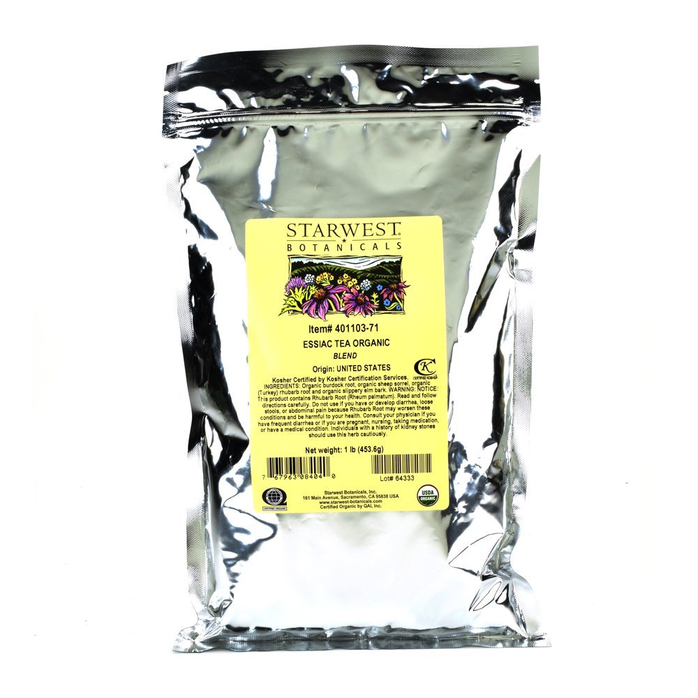 Starwest Botanicals Organic Essiac Tea, 1 Pound
