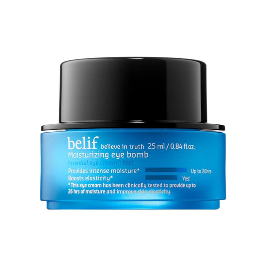 belif Moisturizing Eye Bomb Cream with Squalane | Good for Dryness, Loss of Firmness | Boosts Elasticity | Increases Skin Resilience | For Normal, Dry, Combination, Oily__Skin Types