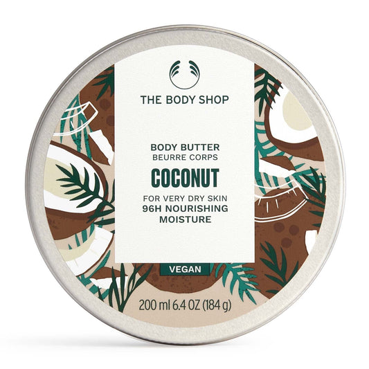 The Body Shop Coconut Body Butter Ð Nourishing & Moisturizing Skincare for Very Dry Skin Ð Vegan Ð 6.75 oz
