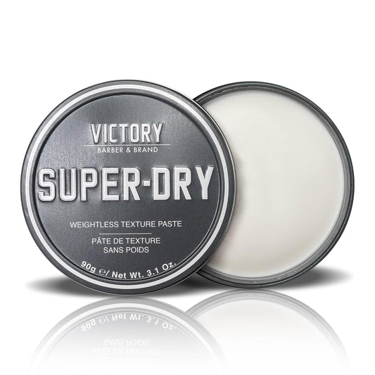 Super-Dry MenÕs Hair Paste by Victory Barber & Brand | MenÕs Hair Products Made in the USA | Matte Hair Product Men Like Better than Matte Hair Gels | Oil-Free Texture Paste for the Effortlessly Cool
