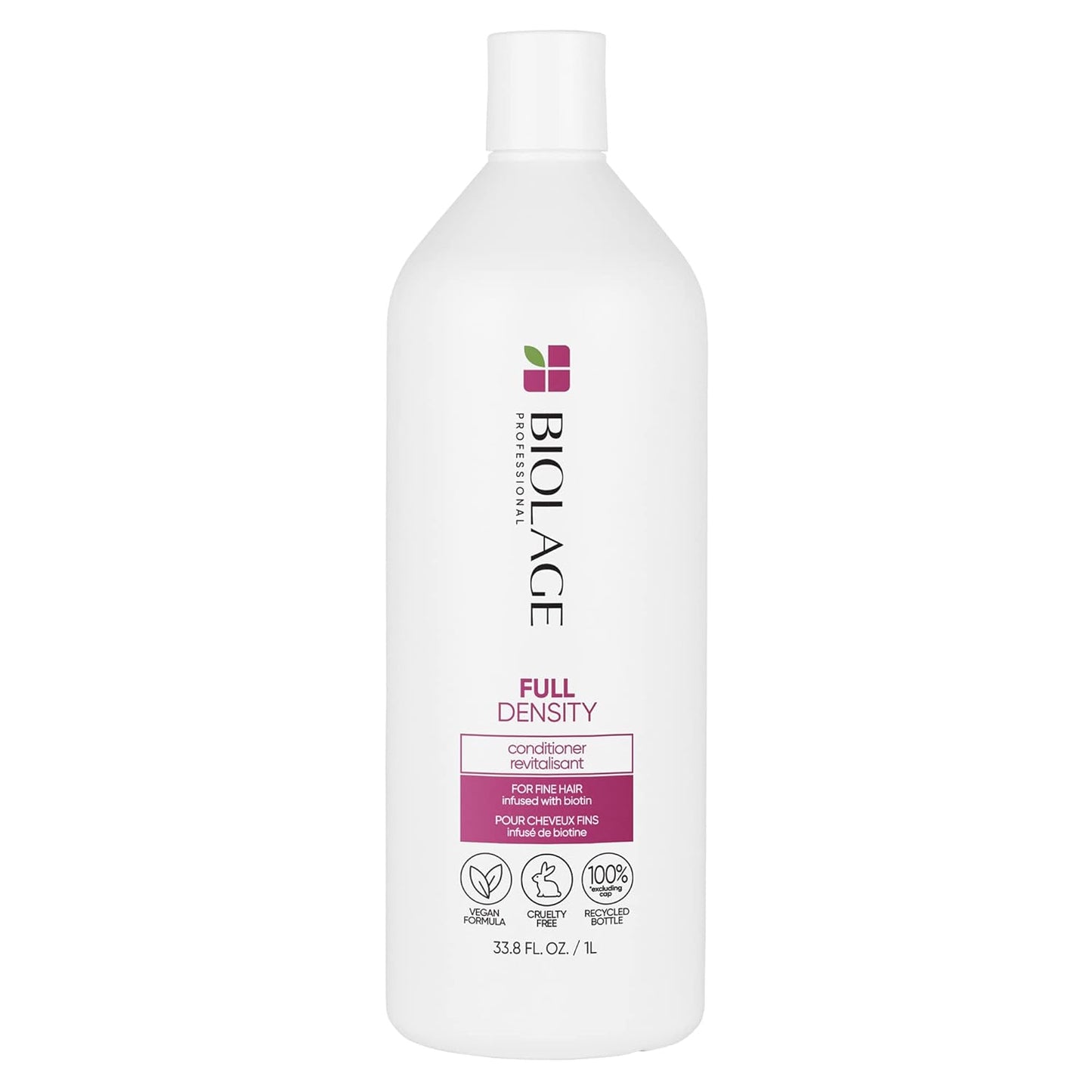 Biolage Full Density Thickening Conditioner | Moisturizes & Adds Fullness | With Biotin | For Thin & Fine Hair Types | Vegan | Cruelty-Free