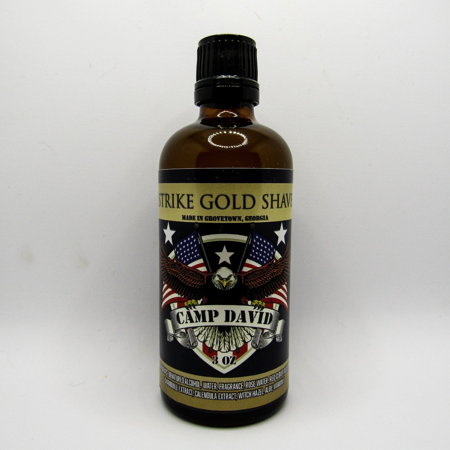 Camp David Aftershave Splash - by Strike Gold Shave