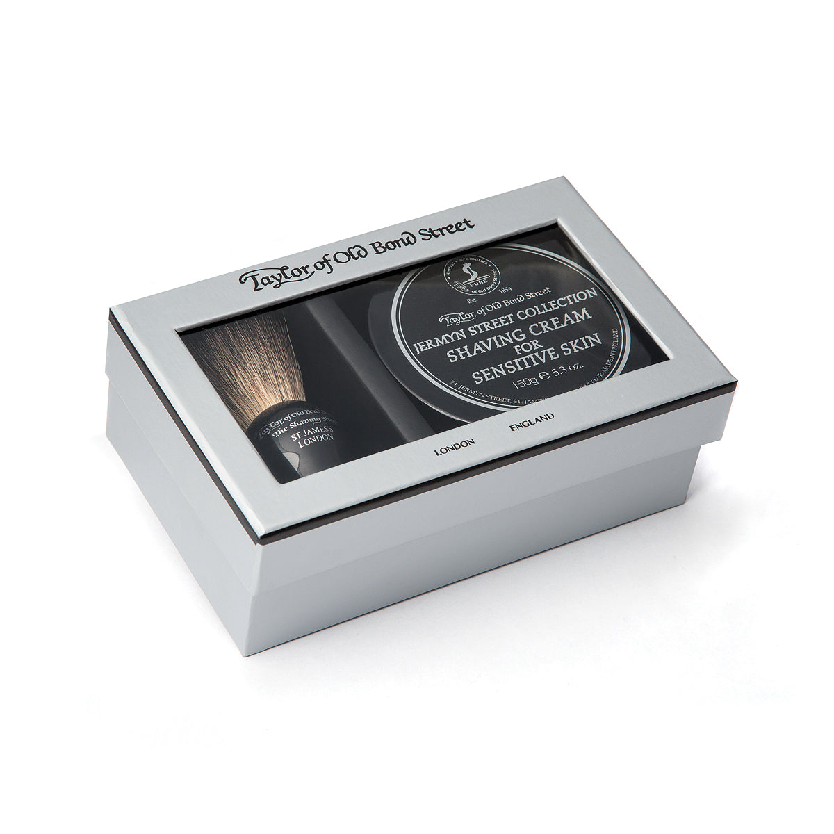 Black Pure Badger Brush & Jermyn Street Gift Box