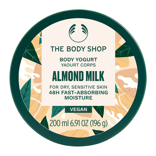The Body Shop Almond Milk Body Yogurt Ð Instantly Absorbing Hydration from Head to Toe Ð For Sensitive Skin Ð Vegan Ð 6.91 oz