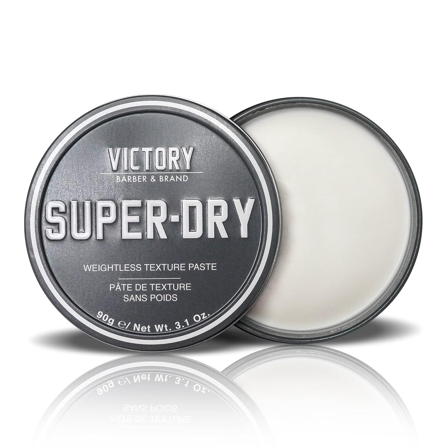 Super-Dry MenÕs Hair Paste by Victory Barber & Brand | MenÕs Hair Products Made in the USA | Matte Hair Product Men Like Better than Matte Hair Gels | Oil-Free Texture Paste for the Effortlessly Cool